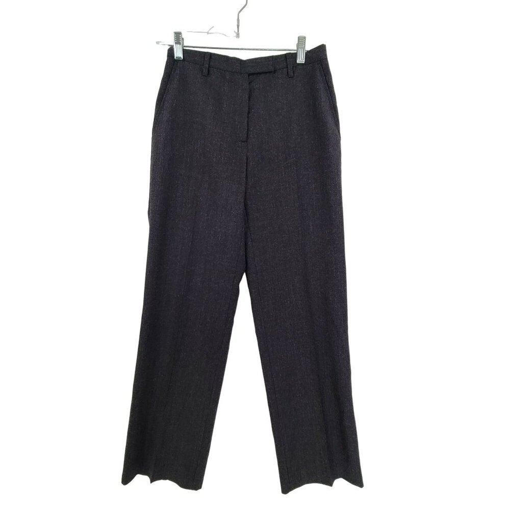 United Colors of Benetton Taglia Women's Straight Leg Wool Dress Pants Dark Gray